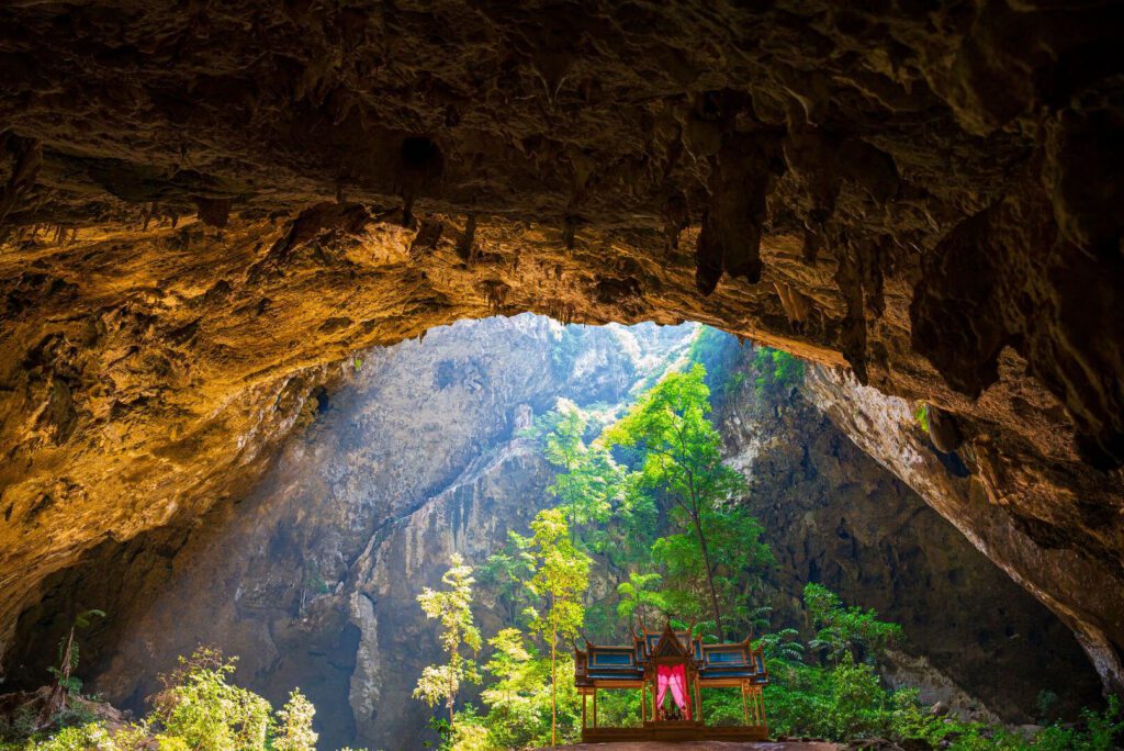 off-path-thailand-pranburi-phraya-nakhon-cave-sun-beam Inside Phraya Nakhon Cave in Kuha Karuhas Pavilion, a standout Thailand off the beaten path destination.