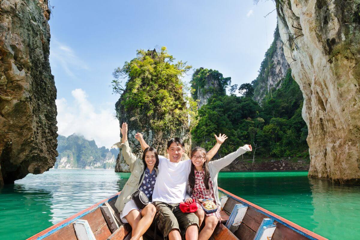 Beautiful Andaman Sea view during a quiet island experience in South Thailand