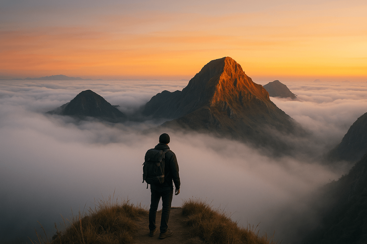 Off Path Thailand adventure travel experience hiking along mountain ridges in northern Thailand