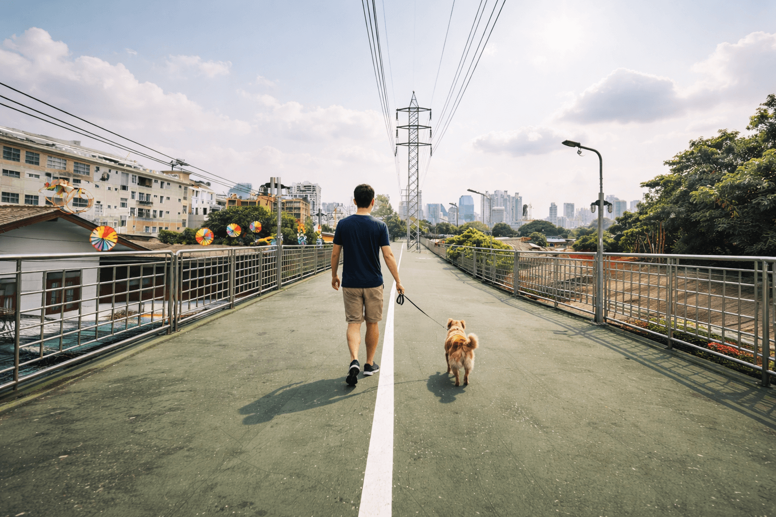 Bangkok green walkway