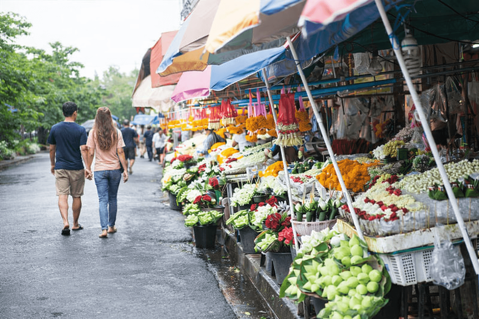 Authentic local market scene in Chiang Mai 2026
