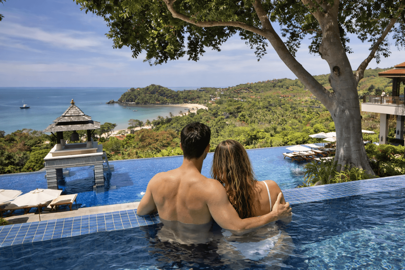 Private luxury villa resort on a quiet South Thailand island perfect for couples